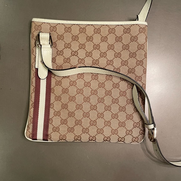 Gucci canvas crossbody bag - Picture 1 of 9